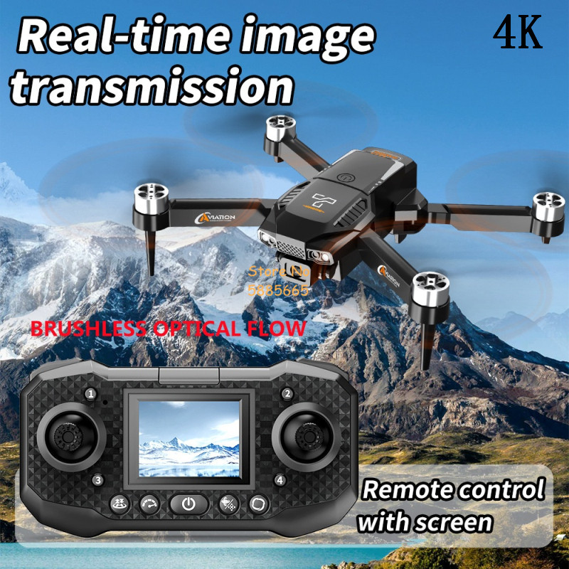 4K Dual Camera Optical Flow Br - Drone Controller Screen recension och pris