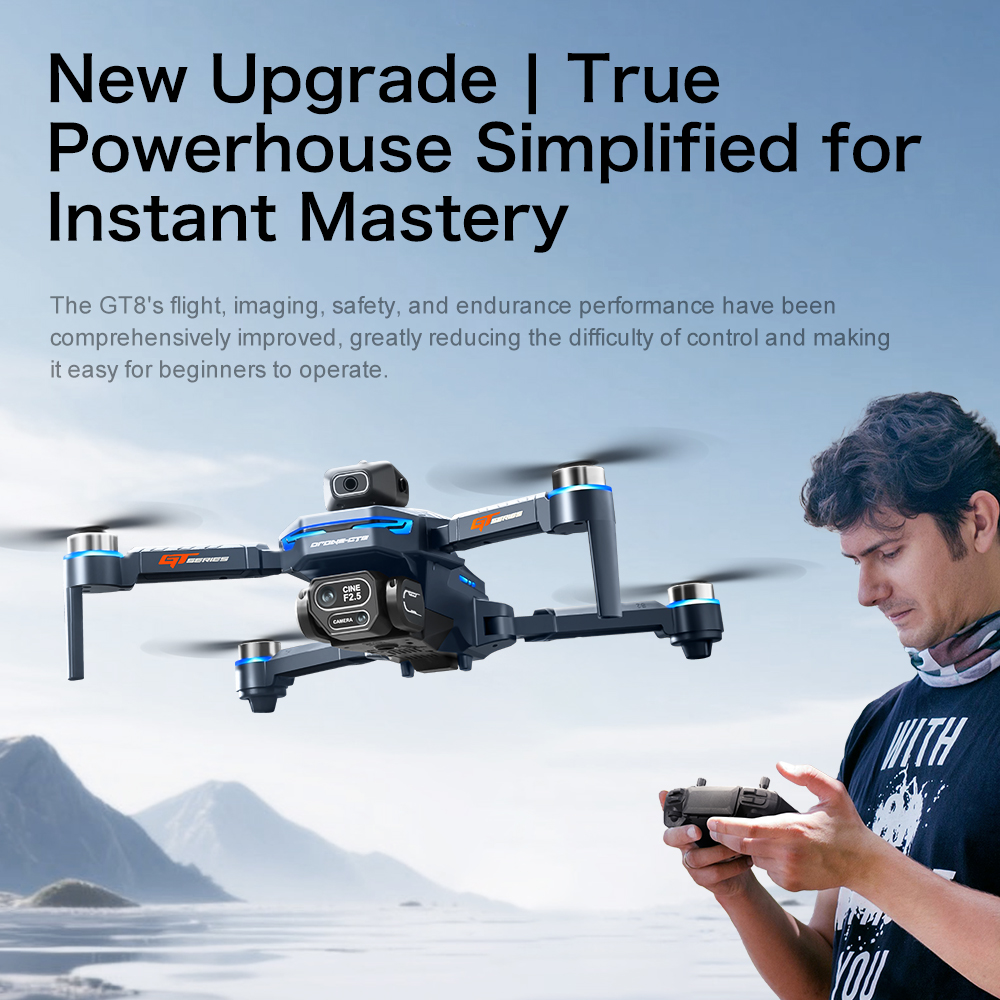 Original GT8 drone 8K HD dual  - Jjrc Drone X12 recension och pris